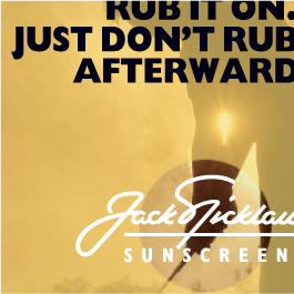 Jack Nicklaus Sunscreen